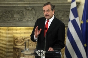 Σαμαράς: Η χώρα χρειάζεται «ένα δυνατό τιμόνι»