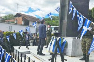 Ο Αντιδήμαρχος Θεμιστοκλής Ανθρακίδης στις εορταστικές εκδηλώσεις της Μάχης του Σκρα