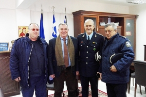 Επίσκεψη νέου Αστυνομικού Διευθυντή Kιλκίς στο Δήμαρχο Παιονίας