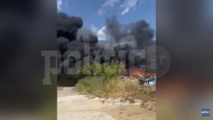 Θεσσαλονίκη: Μεγάλη φωτιά στο ύψος της Συμμαχικής Οδού (pics&amp;vid)
