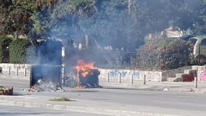 Επεισόδια στην απεργιακή πορεία στη Θεσσαλονίκη