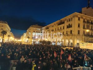 Θεσσαλονίκη: Πορεία διαμαρτυρίας για το έγκλημα στα Τέμπη