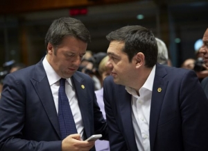 Τη διαμόρφωση «νοτίου άξονα» συζήτησαν Τσίπρας - Ρέντσι