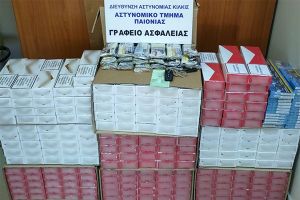 Από αστυνομικούς της Παιονίας συνελήφθη άτομο στην Ημαθία με 3.000 πακέτα λαθραίων τσιγάρων
