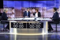 Τηλεοπτική σύγκρουση Μακρόν - Λεπέν για το θέμα της ασφάλειας