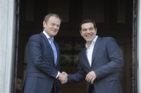 Τσίπρας: Να ενώσουμε δυνάμεις για να αντιμετωπίσουμε τις προκλήσεις, δεν είναι ώρα για εξόδους - Τουσκ: Ο αποκλεισμός της Ελλάδας από τη Σένγκεν δεν είναι η λύση