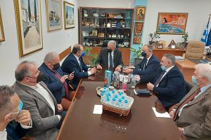 Επίσκεψη Δημήτρη Αβραμόπουλου στον Δήμαρχο Κιλκίς