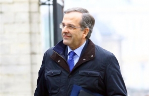 Σαμαράς: «Ναι» σε κυβέρνηση ενότητας για την παραμονή στο ευρώ