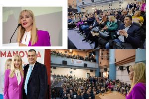 Η Μαρία Μανούκα γέμισε το Πολιτιστικό Κέντρο Ευόσμου – Πλούσιο φωτορεπορτάζ