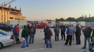Θεσσαλονίκη: Αποχή των εργαζομένων στο εργοτάξιο στο Διαβαλκανικό για τα δεδουλευμένα τους