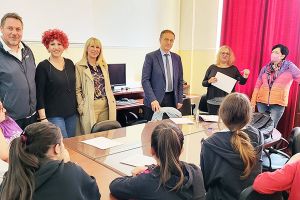 Μαθητές σχολείων στο Μουσείο Φ. Ιστορίας Αξιούπολης και στο Μουσείο Αγροτ. &amp; Πολιτιστ. Κληρονομιάς Ευρωπού