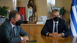 Θεσσαλονίκη: Συνάντηση Κ. Ζέρβα με τον υπουργό Αγροτικής Ανάπτυξης Σπ. Λιβανό