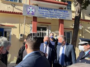 Στον δήμο Κορδελιού – Ευόσμου ο Τάκης Θεοδωρικάκος: «Θα γίνει πράξη η αυξημένη παρουσία της αστυνομίας στην περιοχή»