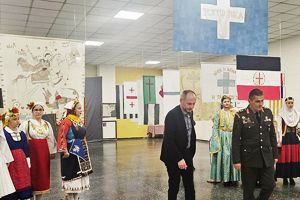 Εγκαίνια περιοδεύουσας έκθεσης με σημαίες και λάβαρα της Επανάστασης στη Λέσχη Αξιωματικών Κιλκίς