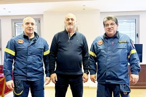 Εθιμοτυπική επίσκεψη του νέου ΔΙΠΥΝ και του νέου Διοικητή ΠΥ Κιλκίς στον Αντιπεριφερειάρχη Ανδρέα Βεργίδη