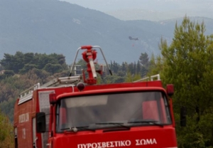 Φωτιά σε δύσβατη περιοχή στο Αγρίνιο