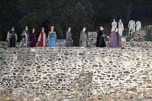 Οι "Τραγίλογοι" της Τέχνης Κιλκίς ζωντάνεψαν το αρχαίο Παλατιανό
