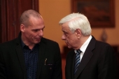 Δεκτός από τον Πρόεδρο το μεσημέρι ο Γιάνης Βαρουφάκης
