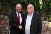 Ικανοποίηση Βούτση για όσα ειπώθηκαν στο γεύμα με τον Σουλτς