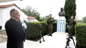 Τιμή στη μνήμη της Κυράς των Μαρασιών από τον Πρόεδρο της Δημοκρατίας Κωνσταντίνο Τασούλα στην Ορεστιάδα