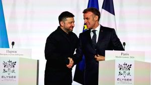 Δεσμεύσεις Μακρόν για την ασφάλεια της Ουκρανίας μετά την ειρηνική συμφωνία με τη Ρωσία