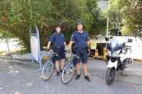 Περιπολίες με ποδήλατα έκαναν αστυνομικοί στη Θεσσαλονίκη