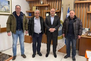 Επίσκεψη Προεδρείου Συλλόγου Αποστράτων Πυροσβεστών στον Δήμαρχο Κιλκίς