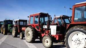 Συμβολική διαμαρτυρία αγροτών στη Χαλκηδόνα με αποκλεισμό μίας ώρας