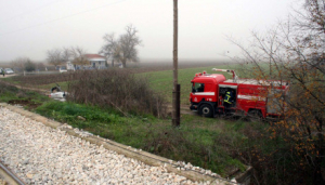 Μια νεκρή και δυο τραυματίες από τη σύγκρουση τρένου με ΙΧ στο Μυριόφυτο Κιλκίς