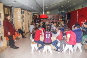 Συνέντευξη υπαλλήλων της Βιβλιοθήκης σε μαθητές της ΣΤ1 του 2ου Δημοτικού Κιλκίς