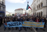 Ογκώδεις διαδηλώσεις κατά της λιτότητας στη Λισαβώνα