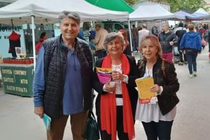 Επίσκεψη υποψηφίων βουλευτών του ΜέΡΑ25 -Συμμαχία για τη Ρήξη στην αγορά του Κιλκίς