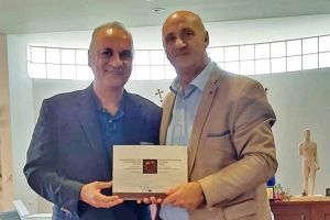 Επίσκεψη του ευρωβουλευτή της ΝΔ και εκ νέου υποψηφίου Μανώλη Κεφαλογιάννη στον Αντιπεριφερειάρχη Ανδρέα Βεργίδη