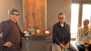 Ο Σωτήρης Κοντιζάς ανακαλύπτει τη γεύση του κινηματογράφου στην Αγορά του 66ου ΦΚΘ