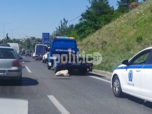 Θεσσαλονίκη: Τροχαίο στην Α/Δ Θεσσαλονίκης-Ν. Μουδανιών