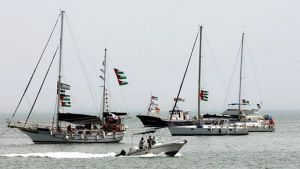 Εκτροπή στη Γάζα: Ισραηλινές δυνάμεις σταμάτησαν τη νηοπομπή ανθρωπιστικής βοήθειας