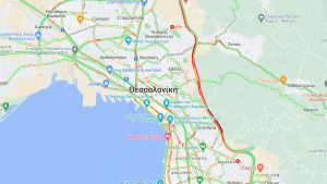 Θεσσαλονίκη: Σε βαθύ κόκκινο και πάλι ο περιφερειακός – Μποτιλιάρισμα και σε κεντρικούς δρόμους