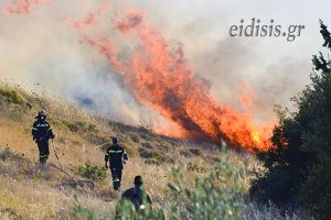 Προσοχή, υψηλός κίνδυνος πυρκαγιάς για αύριο Παρασκευή στο ν. Κιλκίς