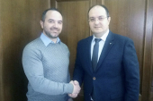Υποψήφιος με το δημοτικό συνδυασμό του Δημήτρη Κυριακίδη και ο Πρόεδρος του Μικροκάμπου Χρήστος Χατζηιωαννίδης