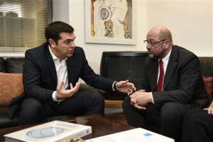 Ανεπίσημη επίσκεψη Μάρτιν Σουλτς στο Μαξίμου