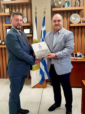 Εθιμοτυπική επίσκεψη του Ουκρανού Προξένου στον Δήμαρχο Κιλκίς