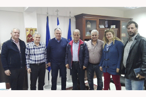 Επίσκεψη εργασίας του βουλευτή Θ. Παραστατίδη στο Δήμαρχο Παιονίας
