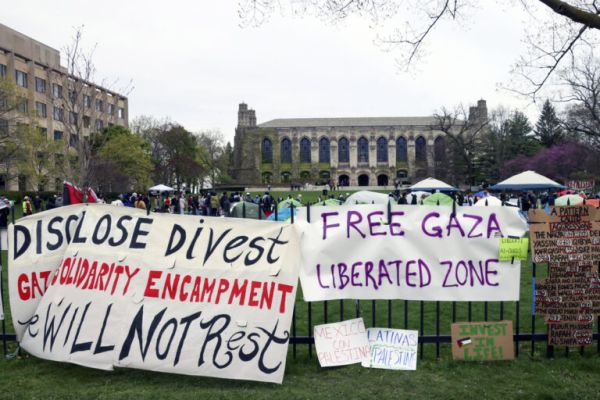 ΗΠΑ: Συνεχίζονται οι φοιτητικές διαδηλώσεις κατά του πολέμου στη Γάζα – Καταλήψεις και στη Γαλλία