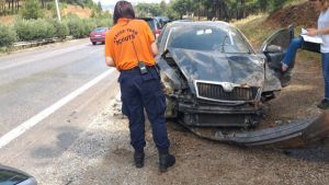 Καραμπόλα τεσσάρων οχημάτων στην Ε.Ο Μουδανιών – Θεσσαλονίκης – Δύο τραυματίες