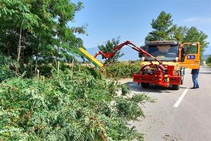 Εργασίες για την ασφαλή κυκλοφορία των οχημάτων στο οδικό δίκτυο της ΠΕ Κιλκίς