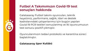 Με δύο κρούσματα Covid-19 η Γαλατασαράι