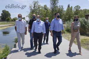 (Βίντεο - Φωτό) O Περιφερειάρχης Απ. Τζιτζικώστας και ο Δήμαρχος Κιλκίς Δ. Κυριακίδης στα έργα ανάπλασης της λίμνης Δοϊράνης