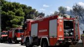 Θεσσαλονίκη – Θέρμη: Φωτιά πίσω από τα κοιμητήρια