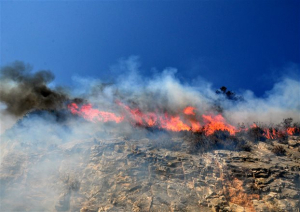 Σε εξέλιξη πυρκαγιά στα Χανιά που ξέσπασε το μεσημέρι της Τετάρτης