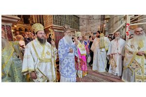 Αρχιερατικό Συλλείτουργο στον Ναό της Αναστάσεως με τη συμμετοχή του Κιλκισίου κ. Βαρθολομαίου